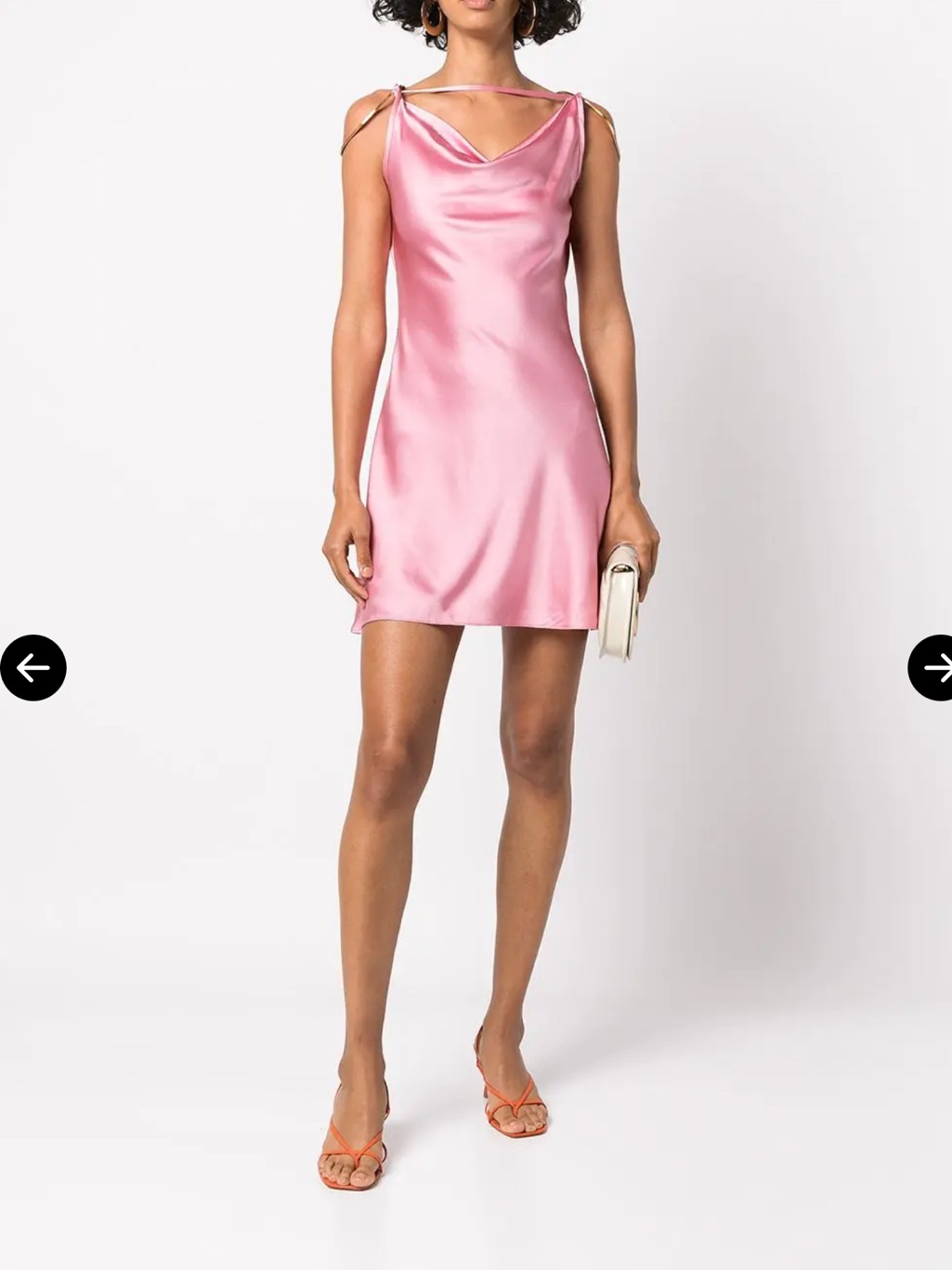 Nwt Cult Gaia Pink Azariah Ilk Lip Dress
